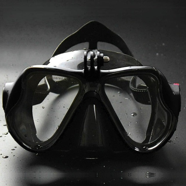 2017 Hot Professional Underwater Camera Diving Mask Scuba Snorkel Swimming Goggles for GoPro Xiaomi SJCAM Sports Camera