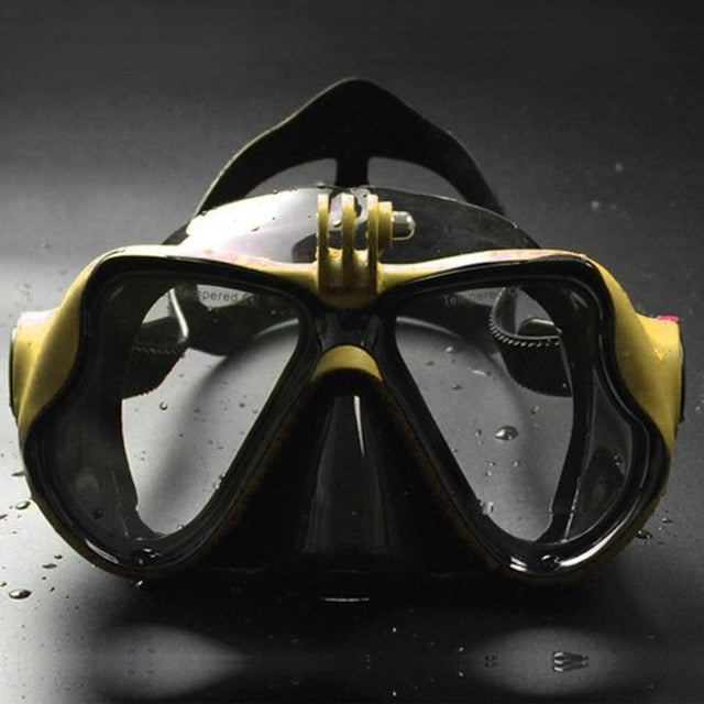 2017 Hot Professional Underwater Camera Diving Mask Scuba Snorkel Swimming Goggles for GoPro Xiaomi SJCAM Sports Camera