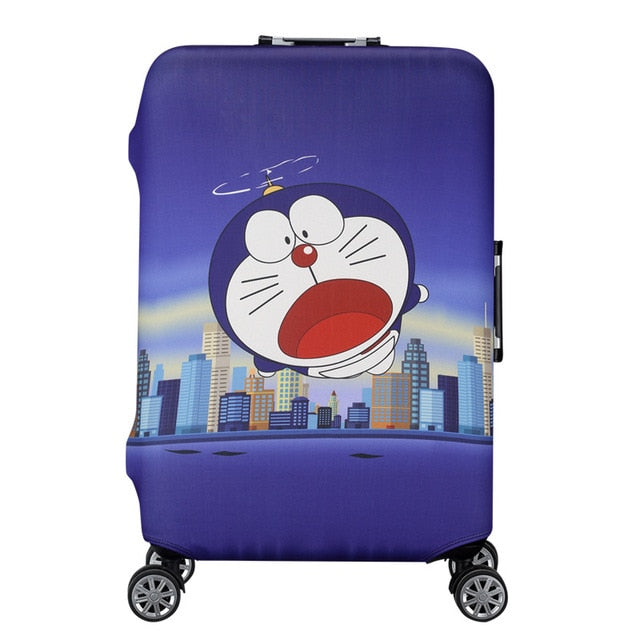 HMUNII Elastic Luggage Protective Cover For 19-32 inch Trolley Suitcase Protect Dust Bag Case Child Cartoon Travel Accessories