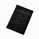 Luxury Elegant Women Passport Cover Pink World Universal Travel Passport ticket holder Cover on the Passport Case passport pouch