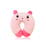 Hot Sale 9 styles U-shaped Plush Pillow Travel Pillow Cartoon Animal Car Headrest Doll