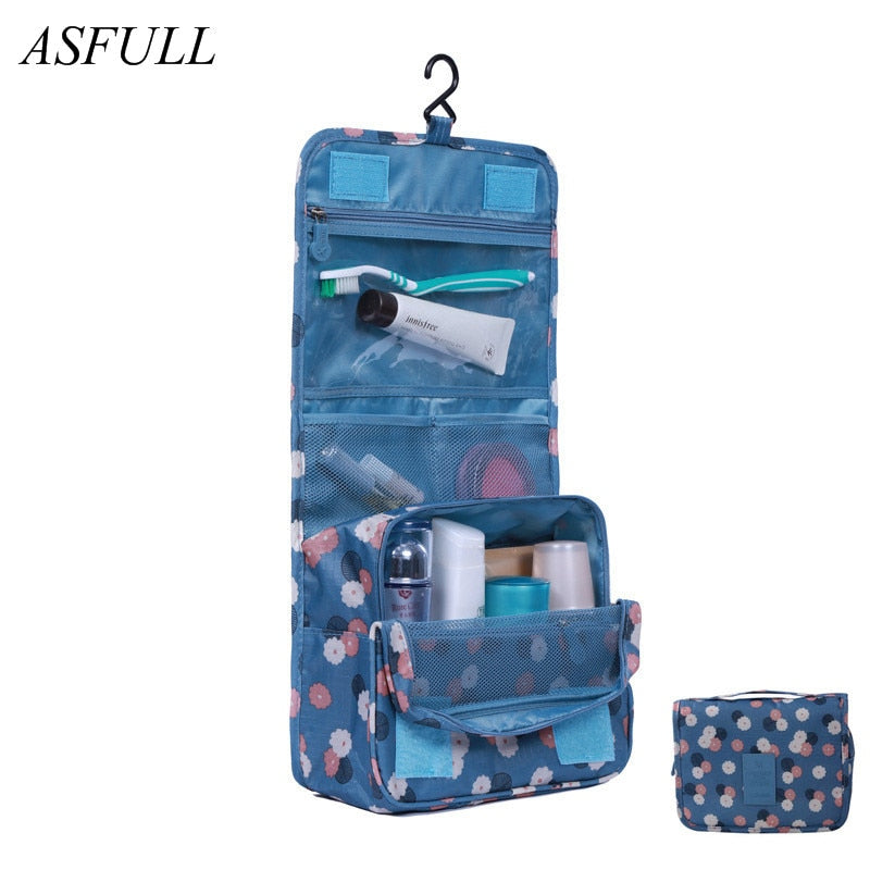 ASFULL Useful New Fashion Toiletry Bags Wash Bag Cosmetics Bags,Travel Business Trip Accessories Luggage Waterproof bathroom use