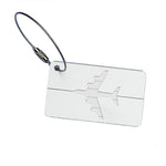 Hot Sale luggage tag Airplane Square Shape ID Suitcase Identity Address Name Labels travel accessories Luggage Board