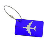 Hot Sale luggage tag Airplane Square Shape ID Suitcase Identity Address Name Labels travel accessories Luggage Board