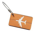 Hot Sale luggage tag Airplane Square Shape ID Suitcase Identity Address Name Labels travel accessories Luggage Board