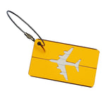 Hot Sale luggage tag Airplane Square Shape ID Suitcase Identity Address Name Labels travel accessories Luggage Board