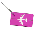 Hot Sale luggage tag Airplane Square Shape ID Suitcase Identity Address Name Labels travel accessories Luggage Board
