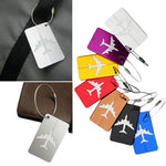 Hot Sale luggage tag Airplane Square Shape ID Suitcase Identity Address Name Labels travel accessories Luggage Board