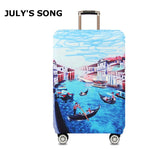 Thicker Travel Suitcase Protective Cover Luggage Case Travel Accessories Elastic Luggage Dust Cover Apply to 18''-32'' Suitcase