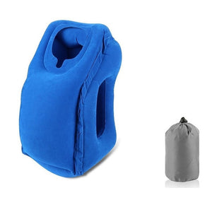 XC USHIO Inflatable Travel Pillow Air Soft Cushion Trip Portable Innovative Products Body Back Support Portable Blow Neck Pillow