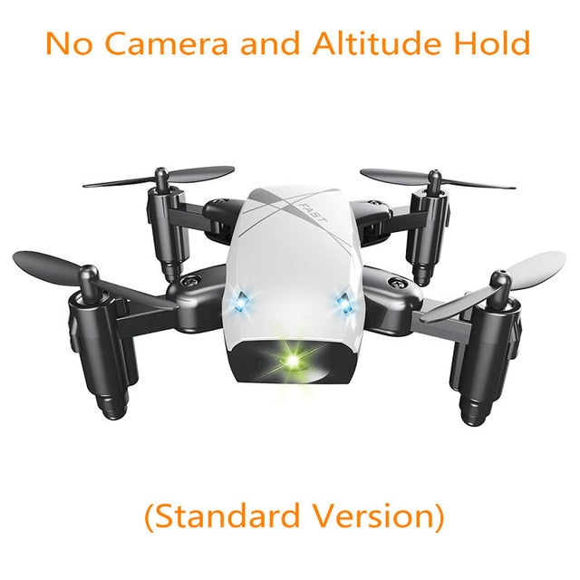 AEOFUN S9HW Mini Drone With Camera HD S9 No Camera Foldable RC Quadcopter Altitude Hold Helicopter WiFi FPV Micro Pocket Dron