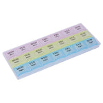 7 Days Portable Pill Medicine Box Travel Weekly Medicine Health Storage Pill Box Organizer Dispenser Pill Cutter Cases
