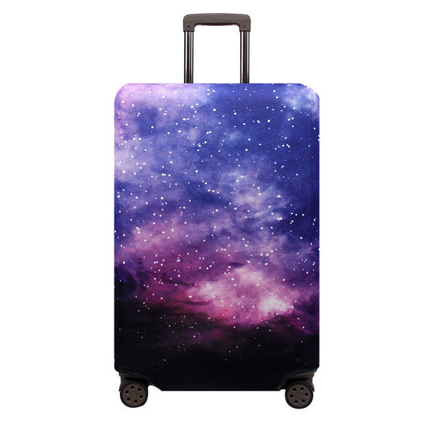 OKOKC World Map Elastic Thick Luggage Cover for Trunk Case Apply to 18''-32'' Suitcase,Suitcase Protective Cover Travel Accessor