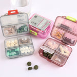 7 Days Weekly Tablet Medicine Case Holder Health Care Storage Organizer Container Drug Vitamin Box Compartment Travel Pill Case