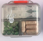 7 Days Weekly Tablet Medicine Case Holder Health Care Storage Organizer Container Drug Vitamin Box Compartment Travel Pill Case