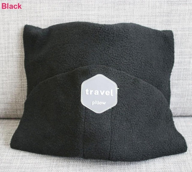 FREE SHIPPING Super soft neck support  cotton polyester travel pillow scarf for men and ladies