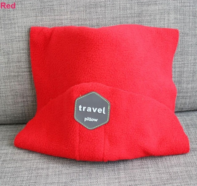 FREE SHIPPING Super soft neck support  cotton polyester travel pillow scarf for men and ladies
