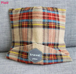 FREE SHIPPING Super soft neck support  cotton polyester travel pillow scarf for men and ladies
