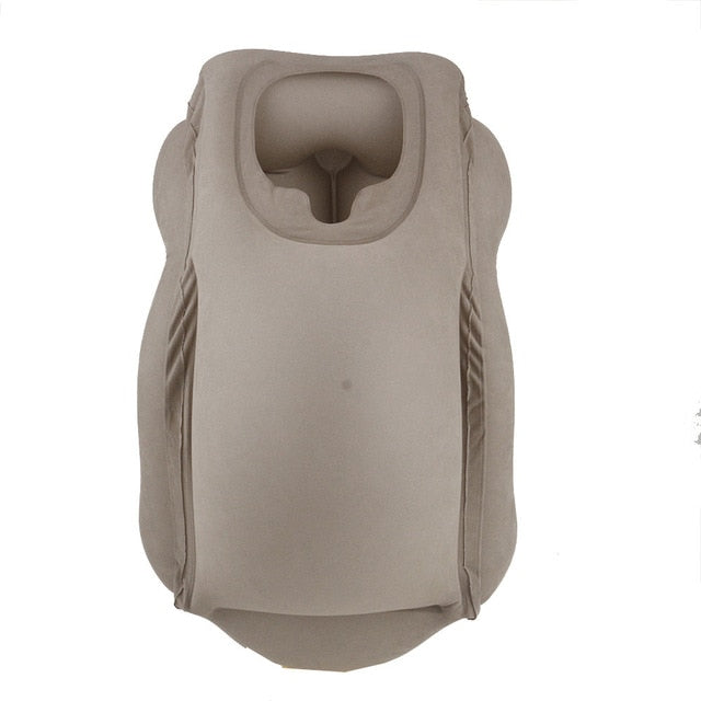 Travel pillow Inflatable pillows  air soft cushion trip portable innovative products body back support Foldable blow neck pillow