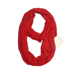 Grandwish Fashion Portable Women Scarf with Zipper Pocket Infinity Scarf All Match Convertible Travel Journey Scaves ,CI007