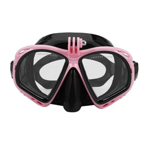 2017 Hot Professional Underwater Camera Diving Mask Scuba Snorkel Swimming Goggles for GoPro Xiaomi SJCAM Sports Camera