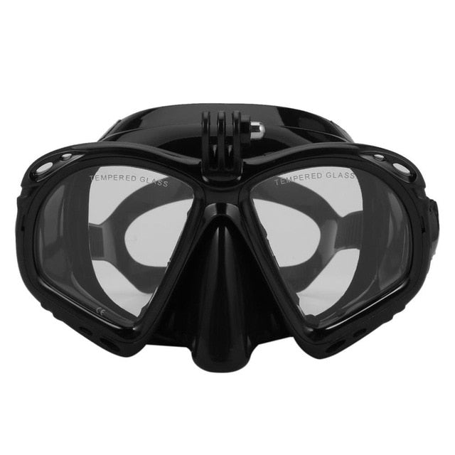 2017 Hot Professional Underwater Camera Diving Mask Scuba Snorkel Swimming Goggles for GoPro Xiaomi SJCAM Sports Camera