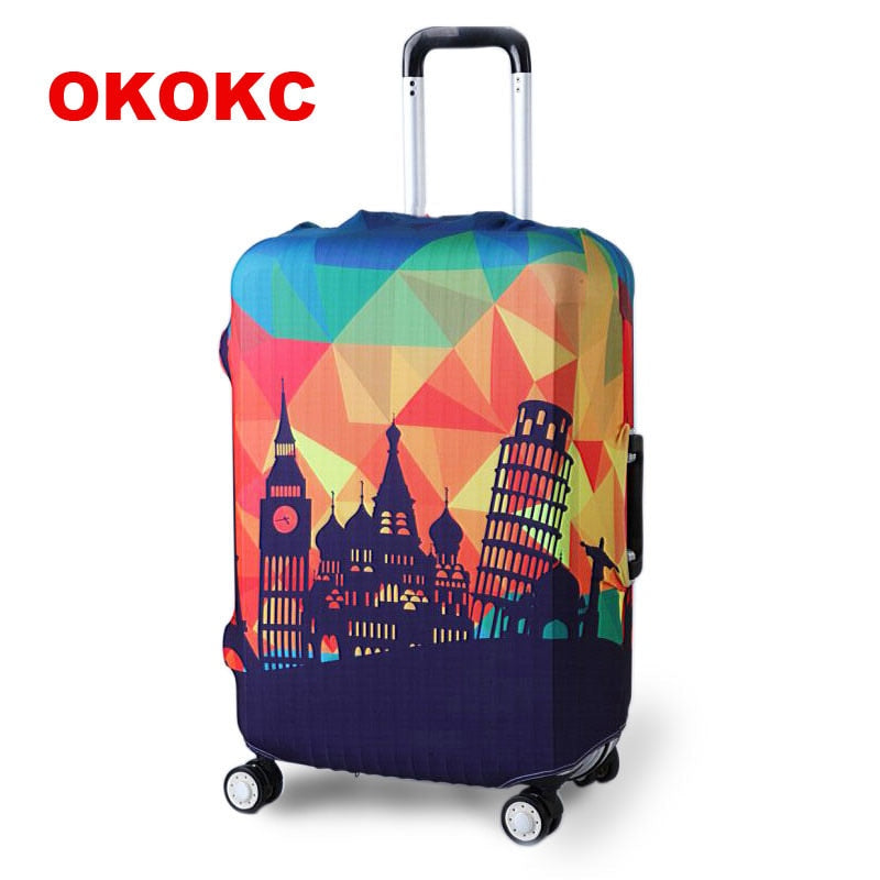 OKOKC Thicker Travel Luggage Suitcase Protective Cover for Trunk Case Apply to 19''-32'' Suitcase Cover Elastic Perfectly