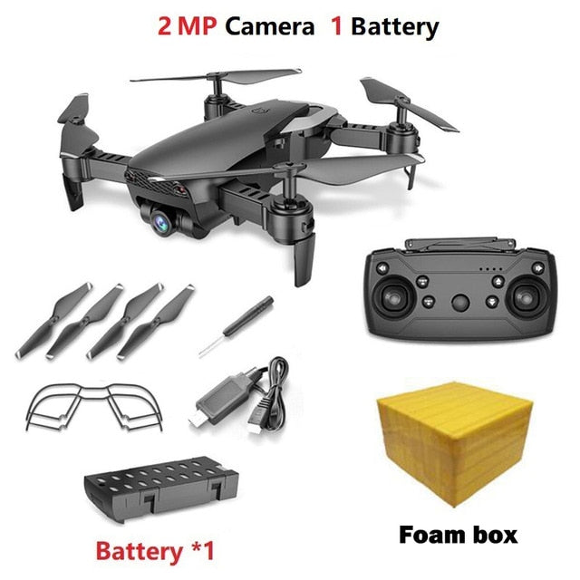 Teeggi M69 FPV Drone with 720P Wide-angle WiFi Camera HD Foldable RC Mini Quadcopter Helicopter VS VISUO XS809HW E58 X12 Dron