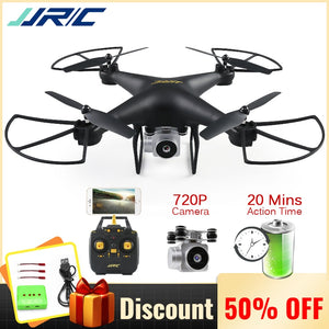 JJRC H68 Professional Drone with Camera 720P HD Wifi FPV RC Quadcopter Helicopter for Kids Toys Gift 20 Minutes Playing Time